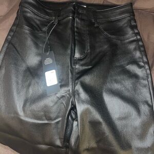 Fashion Nova Black High Rise Pants